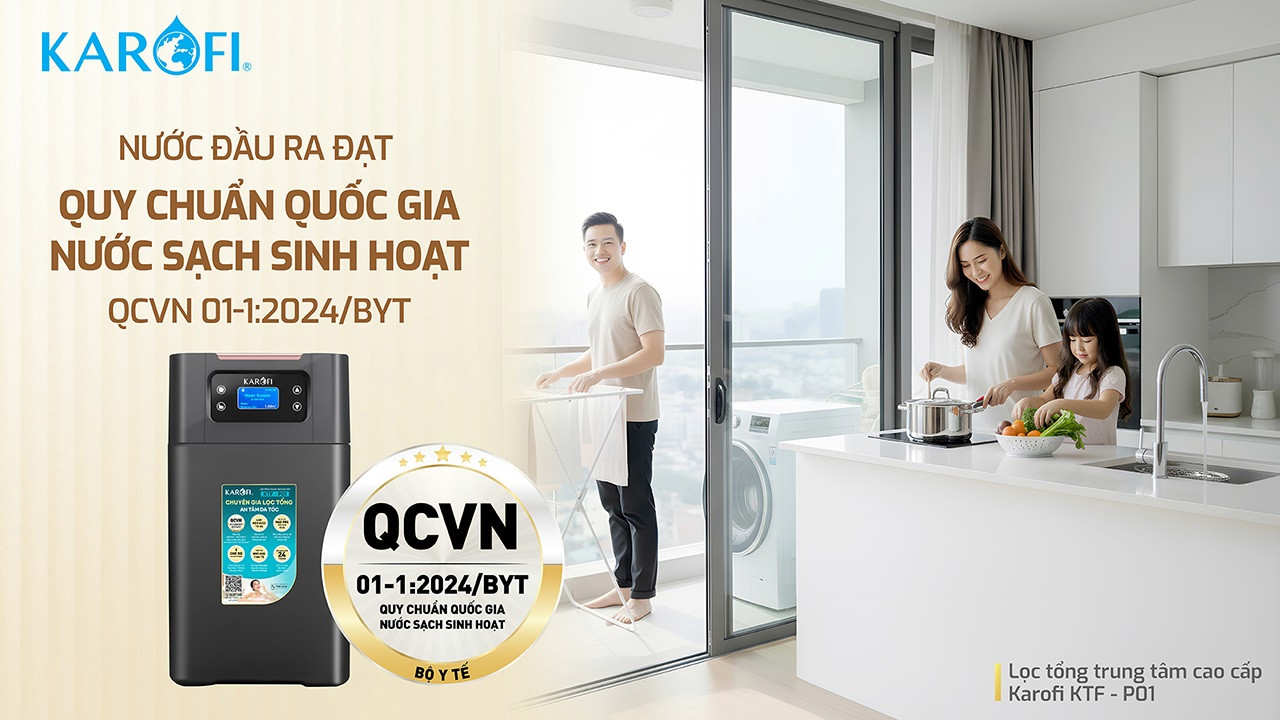 Lọc tổng trung tâm cao cấp Karofi KTF-P01